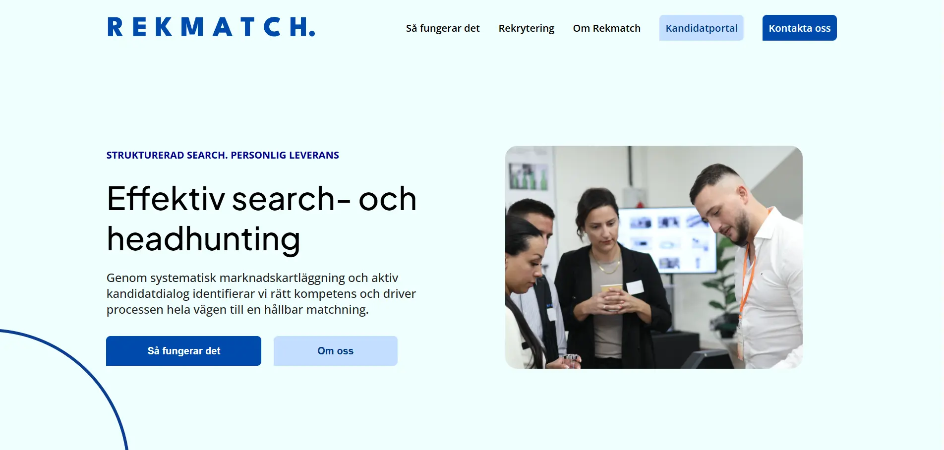 Hemsida åt Rekmatch AB